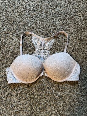 Auden Light Blush Lace Racerback Push-Up Bra